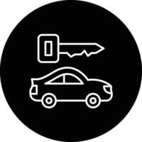 Car Rental Vector Icon