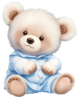 fofa Urso de pelúcia Urso ilustração. ai generativo png