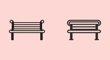 Cityscape Seating Bench Vector Collection for Urban and Outdoor Designs.