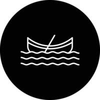 Canoeing Vector Icon