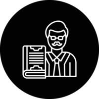 Professor Male Vector Icon