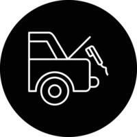 Car Trunk Cleaning Vector Icon