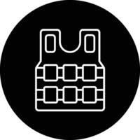 Weighted Vest Vector Icon