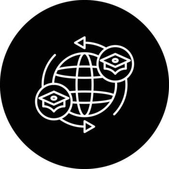 Exchange Student Program Vector Icon