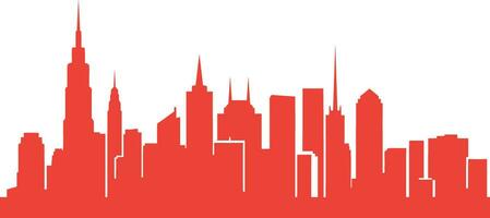 City Skyline Vector Icons   Set of Urban Symbols for Graphic Design