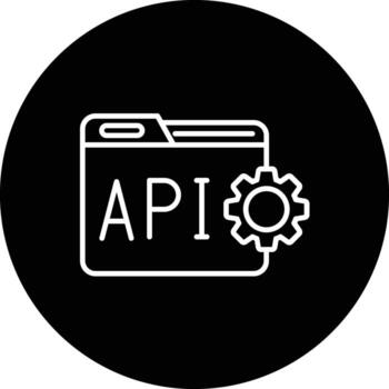 api interfaz vector icono
