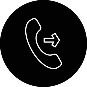 Outgoing Vector Icon