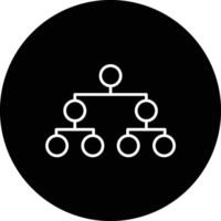 Circle Picture Hierarchy Vector Icon