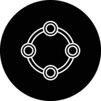 Circle Relationship Vector Icon