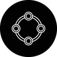 Circle Relationship Vector Icon