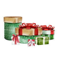 Gift box watercolor png