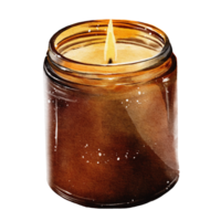 lujo velas acuarela png