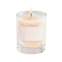 lujo velas acuarela png