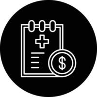 Health Insurance Deductible Vector Icon