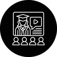 Distance Learning Vector Icon