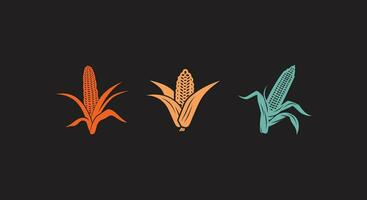 Cornfield Sunset   Scenic Vector Graphics of Corn Fields at Dusk