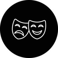 Opera Mask Vector Icon