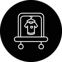 Clothing Rack Vector Icon