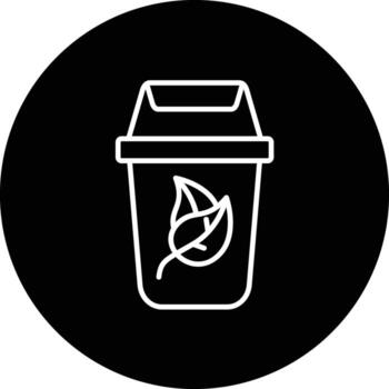 Compost Bin Vector Icon