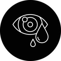 Watery Eyes Vector Icon