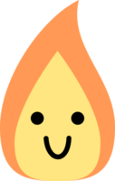 linda sonrisa fuego icono png