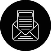 E Newsletter Vector Icon