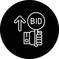 Advance Bid Vector Icon