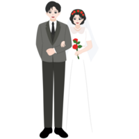 mariage couple dessin animé png