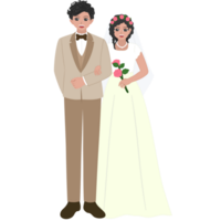 Casamento casal desenho animado png