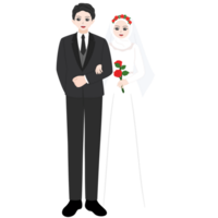 wedding couple cartoon png