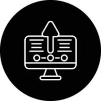 Upgrade Desktop Vector Icon