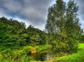 hiking near vreden in westphalia photo