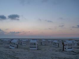 el isla de Spekeroog en el norte mar foto