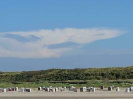 the island of Spekeroog in  the north sea photo