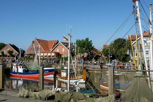 the island of Spiekeroog in germany photo