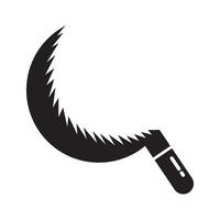 sickle icon vector