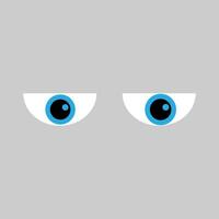 Eyes icon vector. see illustration sign. watch symbol or logo. vector