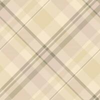 Pattern check seamless of fabric vector plaid with a background textile tartan texture.