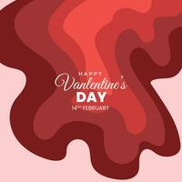 Valentine Day Abstract background with Red rose Color vector