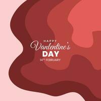 Valentine Day Abstract background with Red rose Color vector