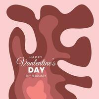 Valentine Day Abstract background with Red rose Color vector