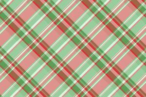 Textile vector plaid of background texture fabric with a seamless tartan check pattern.