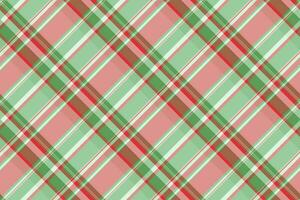 Textile vector plaid of background texture fabric with a seamless tartan check pattern.