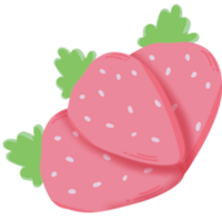 illustration of strawberry png