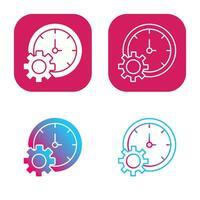 Time Setting Vector Icon