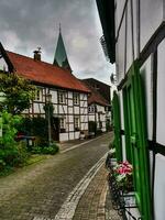 herten en el alemán ruhr aerea foto