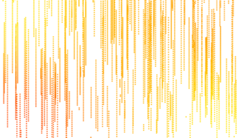 3d abstrakt digital teknologi gul-orange ljus partiklar png