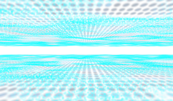 3d abstrakt Digital Technologie Blau Licht Partikel png