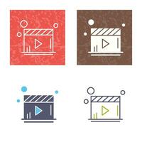 Video Player Vector Icon