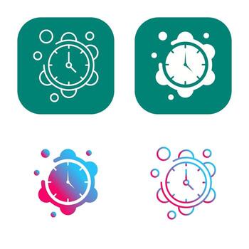 icono de vector de reloj